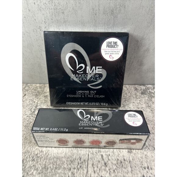 ME Makeover Essentials Lashing Out Eyeshadow & Lip Addiction II New Sealed - Picture 1 of 5